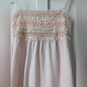 USED gelato pique camisole top pink gradation